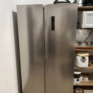Geladeira/Refrigerador Midea Smart Frost Free Side by Side Inox 511L MDRS710FGD46