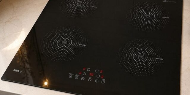 Fogão Cooktop de Indução Philco 4 bocas PCT40A Preto 220v