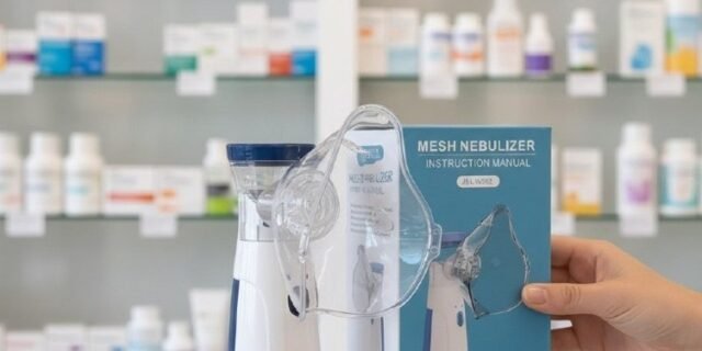 Nebulizador Ultrassônico Bahrein Portátil Silencioso Com USB e Pilha
