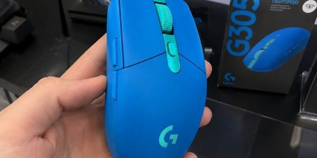 Mouse Gamer Sem Fio Logitech G305 Lightspeed Com 6 Botões Programáveis E Até 12.000 Dpi, Azul – 910-006013