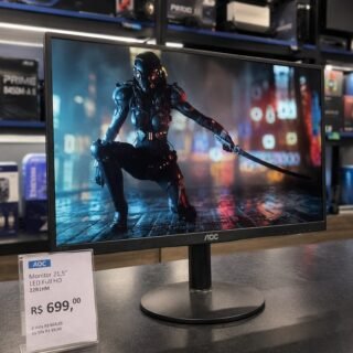 Monitor Gamer Aoc 21.5” Full Hd Gaming 120hz