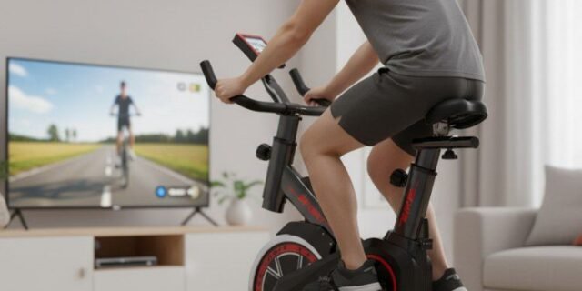Bicicleta Ergométrica Meta Parts Spinning X11 Cor Preto/Vermelho