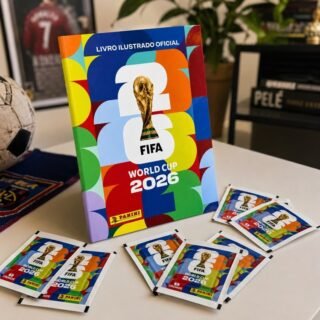 Kit Album Copa Do Mundo Fifa 2026 Capa Mole + 70 Figurinhas