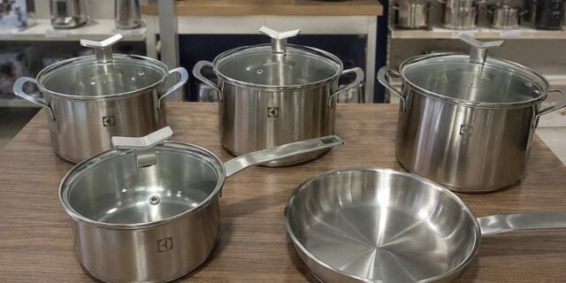 Electrolux Jogo de Panelas em Inox com 5 Peças Design com Fundo Triplo