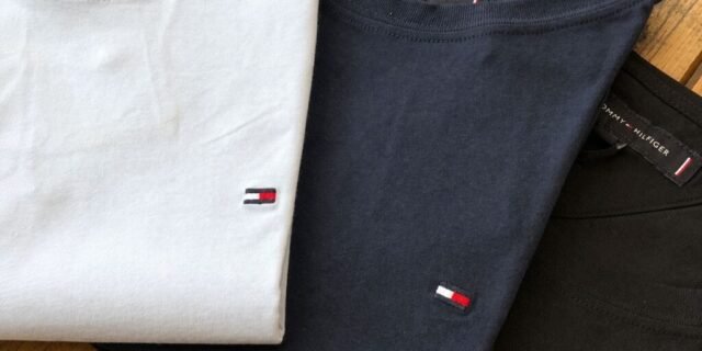 Kit Camisetas Tommy Hilfiger Preta/branca/azul – Original