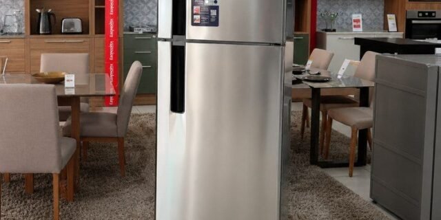 Geladeira Electrolux Frost Free 380L AutoSense Inverter Duplex Inox Look (IF41S)