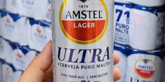 Amstel Ultra Cerveja Puro Malte, Pack 12 Latas 269ml