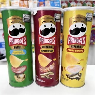 Salgadinho Batata Frita Pringles Tripack Festa do Futebol 322g