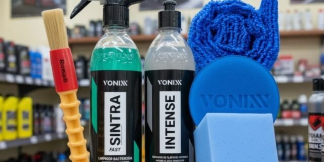Kit de Limpeza e Recuperação de Plasticos Internos e Externos do Carro – VONIXX