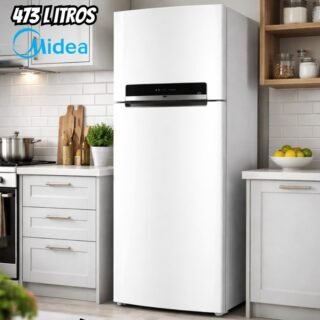 Geladeira/refrigerador Midea Frost Free Duplex Branca 473l Md-rt611evk013 Inverter