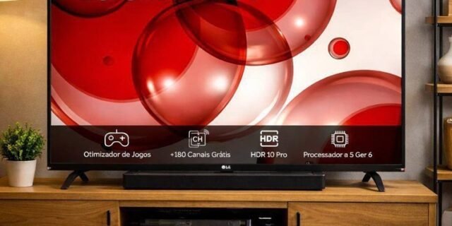 Smart TV Profissional LG 43″ Full HD Processador a5 Ger6 AI Alexa Integrada webOS 23 – 43LR671C-B