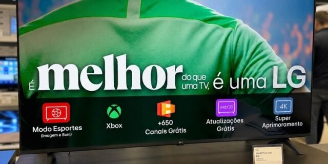 Smart TV LG UHD AI UA75 50″ polegadas