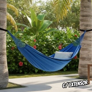 Rede De Dormir Descanso Azul Casal Direto Do Fabricante Melhor Qualidade – Lojas Walnut