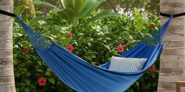 Rede De Dormir Descanso Azul Casal Direto Do Fabricante Melhor Qualidade – Lojas Walnut