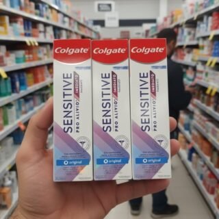 Colgate Creme Dental Para Sensibilidade Sensitive Pro Alívio Imediato 90 G, 3 Unidades, Alívio Da Sensibilidade Com Arginina, Sensação Imediata