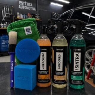 Kit Limpeza e Hidratação de Couro e Estofado Hidracouro Higicouro Sintra Fast