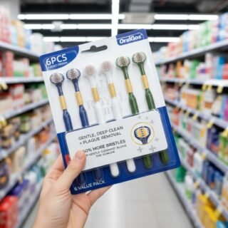 OralGos Escova de Dente de Três Lados 6 Unidades