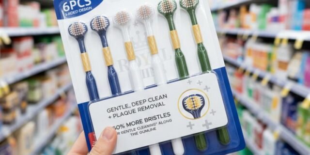 OralGos Escova de Dente de Três Lados 6 Unidades