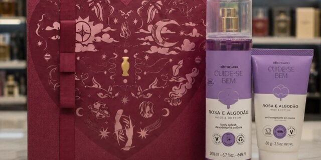 Combo Cuide-se Bem Rosa E Algodão: Body Splash 200ml + Anti