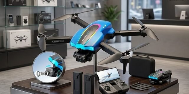 Drone Xt105 profissional câmera brushless Full Hd 2 baterias