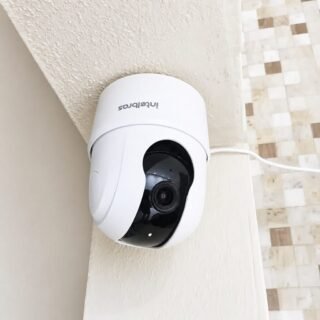 Câmera Inteligente Intelbras Ime 360 3mp Visão 360 Wi-fi Cor Branco