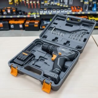 WAP Parafusadeira Furadeira de Impacto à Bateria 3/8″ 12V WF 12K4.2 com 18 Níveis de Torque e Kit Acessórios e Maleta