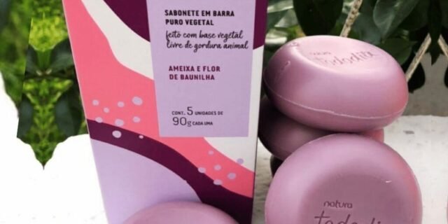 Sabonete Natura Ameixa E Flor Baunilha Tododia 5 Unid De 90g cada