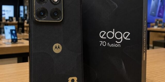 Smartphone Motorola Edge 70 Fusion 5g Fifa World Cup Collection – 256gb 24gb (8gb Ram + 16gb Ram Boost), Camera 50mp Sony Lytia 710, Tela 1.5k Extreme Amoled – Grafite