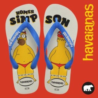 Chinelo Havaianas Top The Simpsons Masculino E Feminino