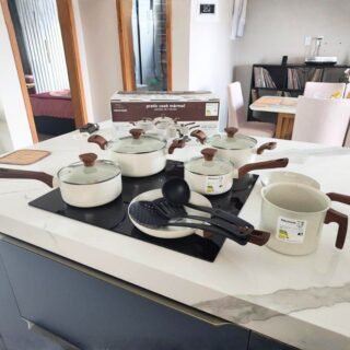 Jogo De Panelas Com 10 Peças Mimo Style Pratic Cook Mármol