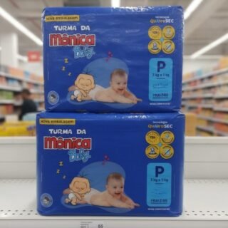 Fralda Turma da Mônica Baby Jumbo P 30 Unidades