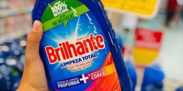 Brilhante Limpeza Total – Lava Roupas Líquido 3L