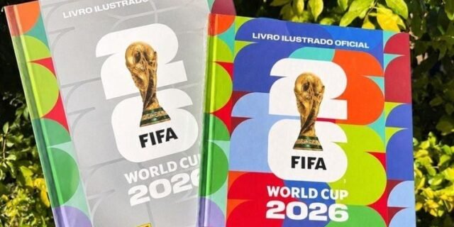 Copa do Mundo 2026 Álbum de Figurinhas Capa Dura FIFA WORLD CUP 2026