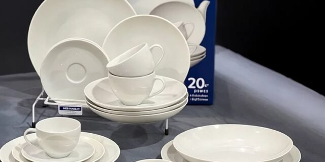 Aparelho de Jantar Flávia Em Porcelana 20 peças Tramontina