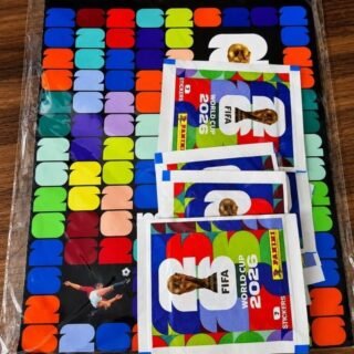 Kit 12 Envelopes de Figurinhas da Copa do Mundo da FIFA 202 + Cartela