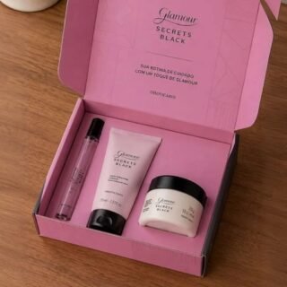 Kit Glamour Secrets Black O Boticário Feminino 3 Produtos