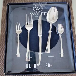 WOLFF Faqueiro de Aço Inox Viena 30 Peças