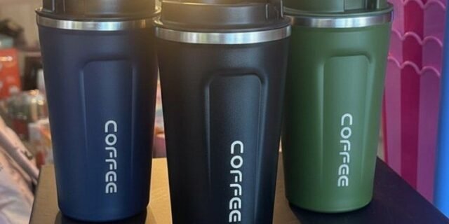 Caneca Copo Termico Coffee Inox Com Tampa Anti-vazamento