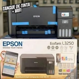 Impressora Multifuncional Epson Tanque De Tinta L3250 Wifi
