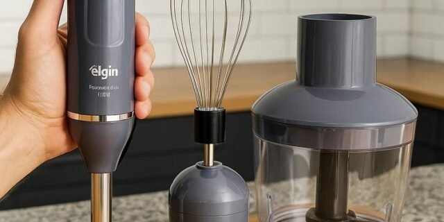 Mixer Power Inox 3 Em 1 600w Elgin Lunar 220v – Mixer, Triturador E Batedor