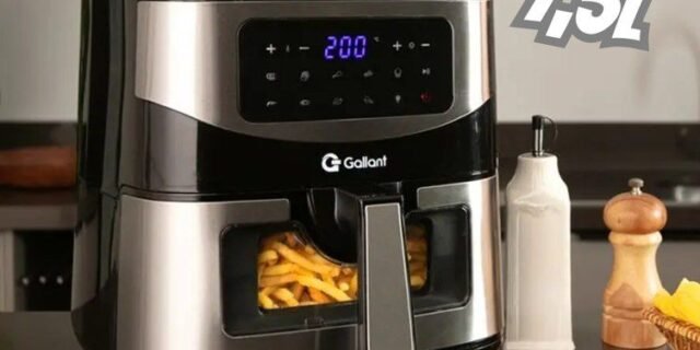 Fritadeira Elétrica Digital 7,5l Gallant Com Visor Gfe07 Family Moments 127v