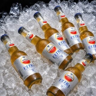 Amstel Ultra Cerveja Puro Malte, Pack de 6 Long Neck 275ml