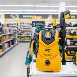 Wap Lavadora De Alta Pressão Wl 1800 360l/h Portátil, Com Jato Em Leque E Concentrado 1500psi 1400w 127v