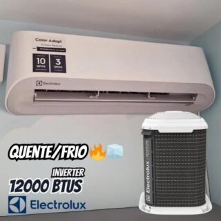Ar-Condicionado Split Electrolux Inverter 12.000 BTUs Color Adapt Quente/Frio