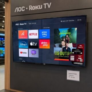 Smart TV 50″ Aoc Roku 4K Série 6125-50U6125/78G