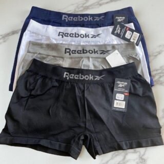 Kit 10 Cuecas Boxer Reebok Sem Costura Microfibra