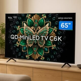 Smart Tv 65 65c6k 4k Qd-mini Led 144hz Com Google Tv Tcl