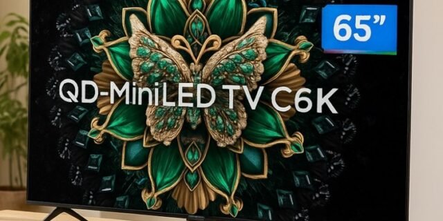 Smart Tv 65 65c6k 4k Qd-mini Led 144hz Com Google Tv Tcl