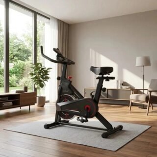 Bicicleta Ergométrica Marca Its 8kg Inercia | Fitness, Para Cardio e Musculação, Academia, Com Base, Cor Preto e Vermelho