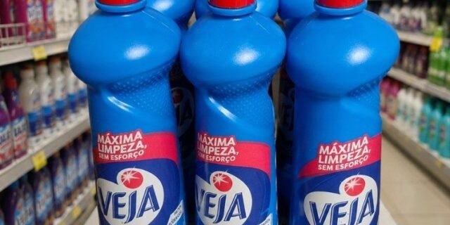 Veja Gold Original – Limpador Multiuso, 3 Unidades De 500ml